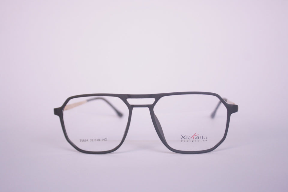 Wolfflow Full Rim Square Frame Glasses with Lens