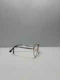 Luxury Gold Retro Shades Little Square Frame With Lens