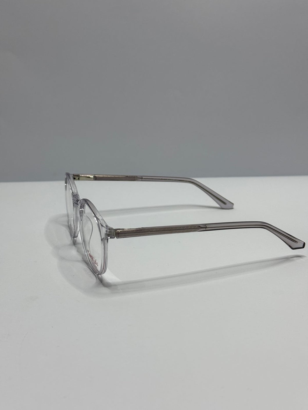 Round Translucent Grey T2001 Frame with Lens