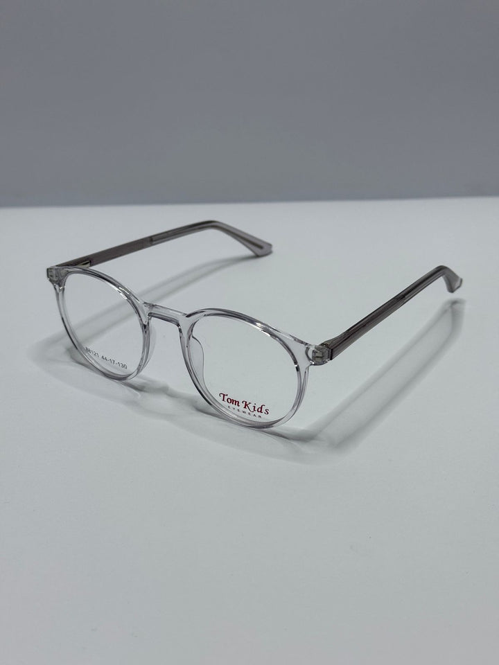 Round Translucent Grey T2001 Frame with Lens