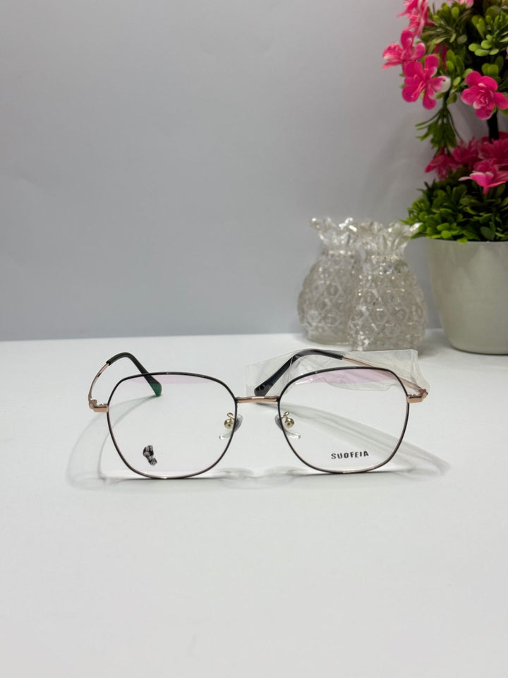 New Bamboo Leg Metal Round Square Glasses